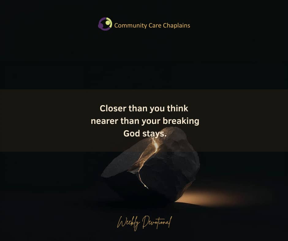 When God Stays Close to the Cracks